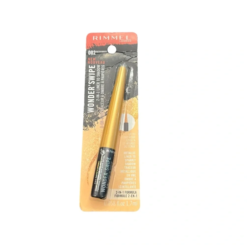 Rimmel Wonder’ Swipe 2-in-1 Liner to Shadow Eyeliner - 002 Instafamous‎ NEW